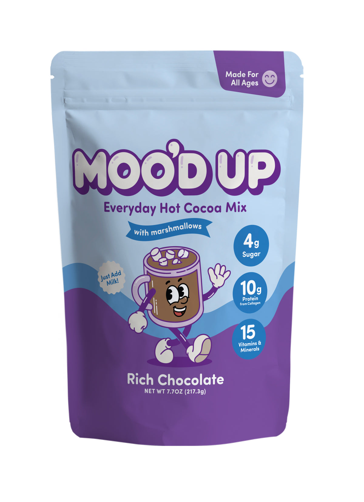 Moo'd Up Hot Cocoa with Marshmallows